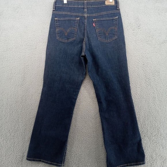 Levis Jeans Womens 10 Blue Indigo 512 Bootcut Perfectly Slimming Classicore - Picture 7 of 11